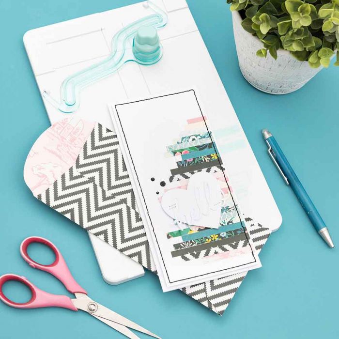 Special Style Slimline Card Punch Board We R Memory Keepers Sales Up